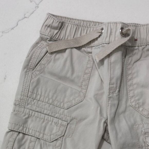 Arizona Jeans | Baby Boys Infant Khaki Beige Jeans Cuffed Denim Size 3 Months - Picture 5 of 13